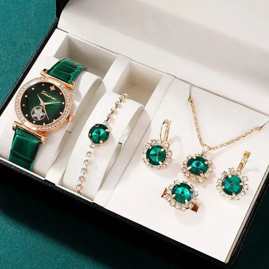 The Ultimate Green Luxury Quartz Watch Set